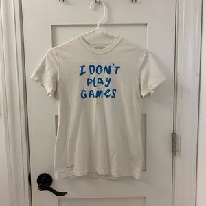 L White Nike T-Shirt